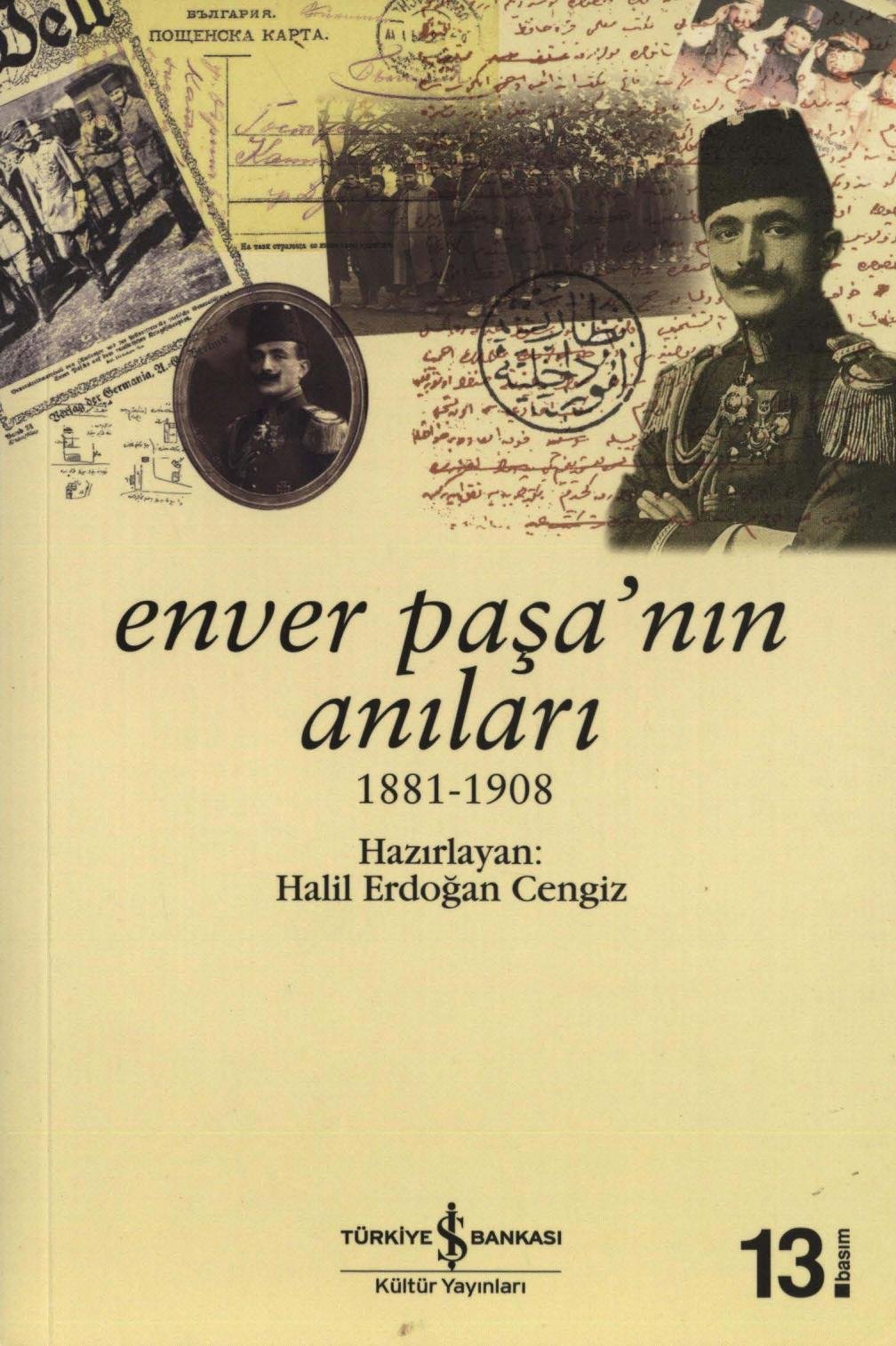 Enver Paşa’nın Anıları 1881-1908 kitap kapağı