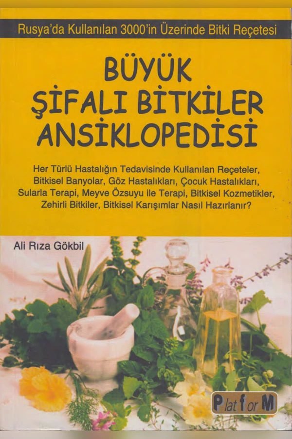 Büyük Şifalı Bitkiler Ansiklopedisi kitap kapağı